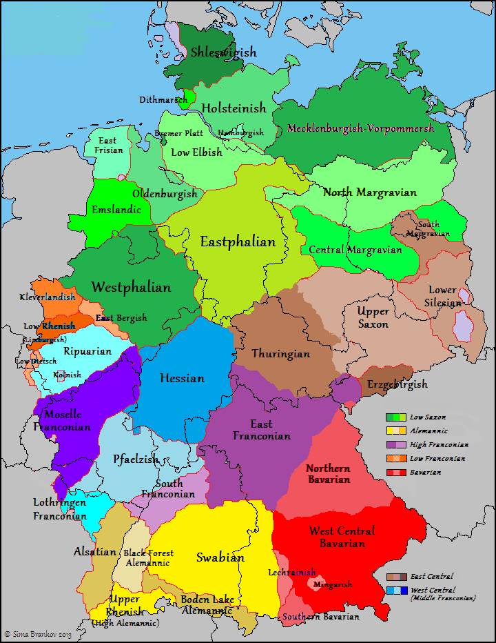 The German Germans don’t understand - German dialects ...